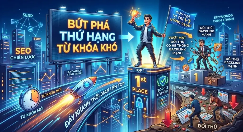 Bứt Phá Thứ Hạng Từ Khóa Khó